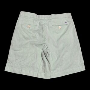 Southern Tide‎ The Skipjack Cotton Blend Seersucker Green Shorts Men's 35